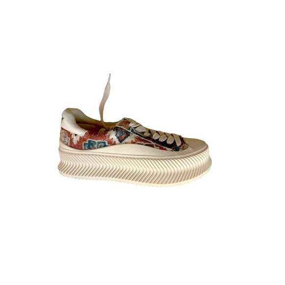 Circus NY By Sam Edelman Womens Platform Sneakers Aztec Multicolor Pattern Size - Picture 5 of 11